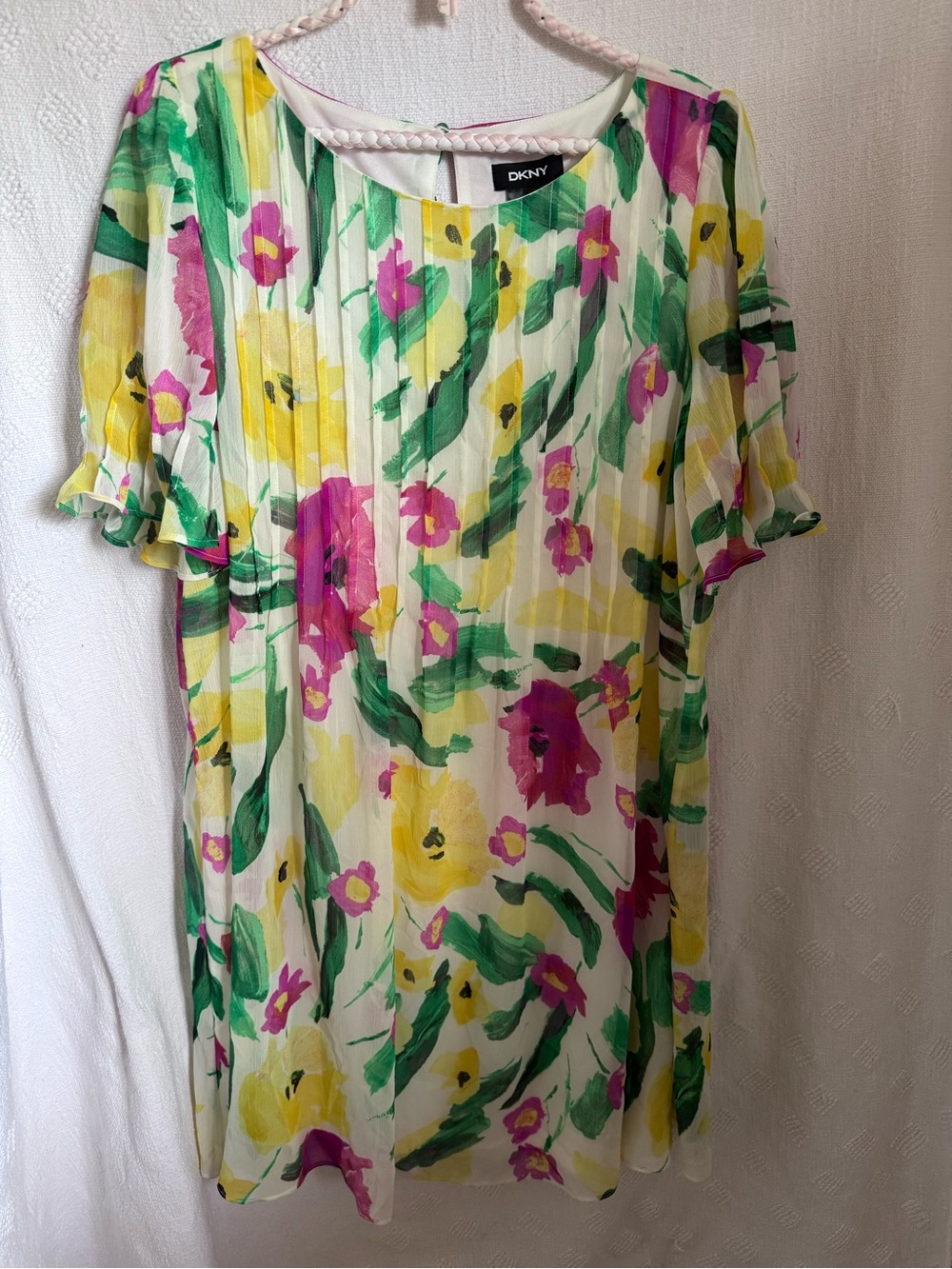 DKNY FLORAL TUNIC DRESS SZ 10
